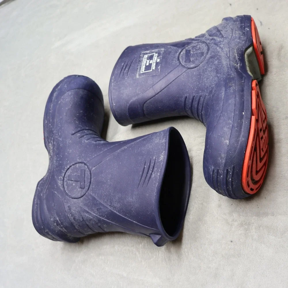 Tingley Unisex M12 W14 Rain Boot Blue Flite Safety Toe Waterproof Rubber Pull On